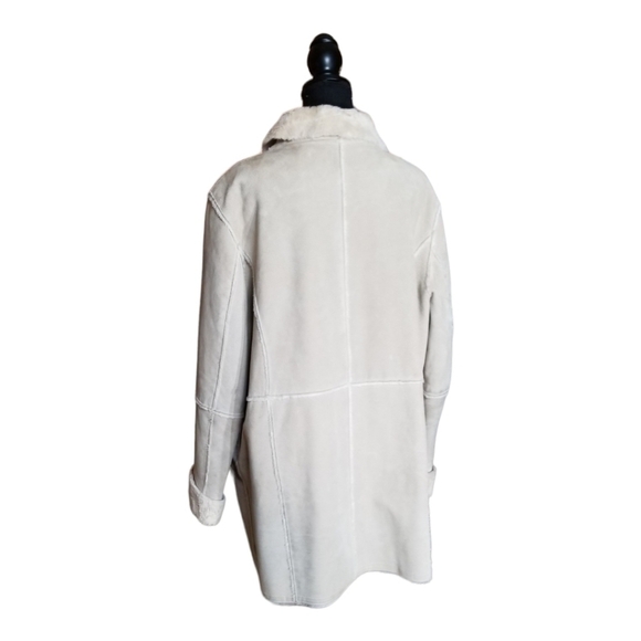 Westbound II Ladies Cream Suede/Leather Sheared Fur Lining - Picture 5 of 9